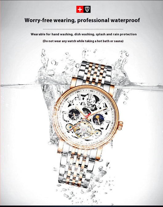 Reloj Mecánico Tourbillon de Moda con Luminiscencia y Resistencia al Agua - Image 15