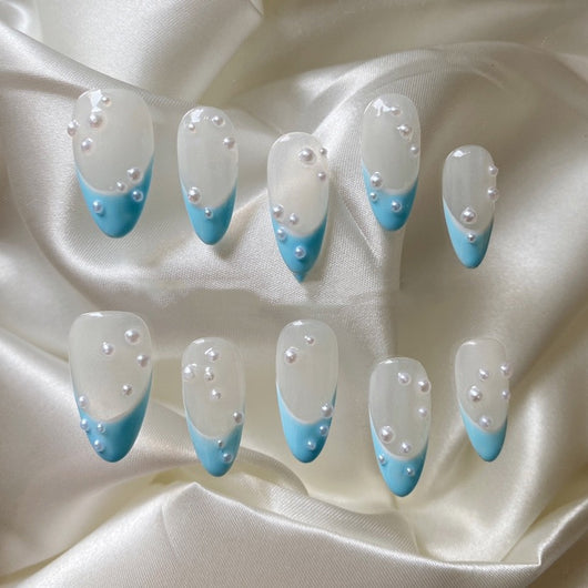 Armadura Personalizada Azul Perla Hecha a Mano - Image 5