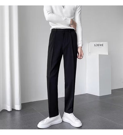Pantalones de Vestir Casual Rectos para Hombre - Versátiles y Elegantes - Image 13