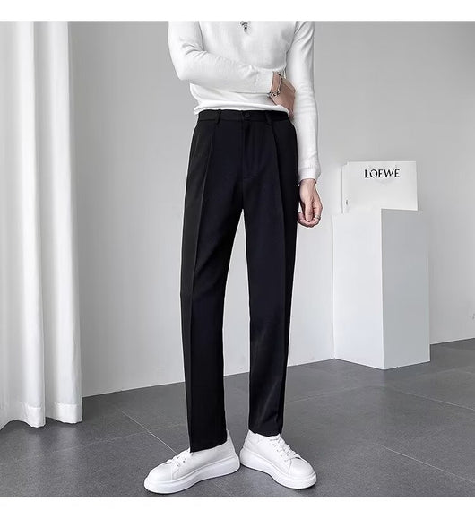 Pantalones de Vestir Casual Rectos para Hombre - Versátiles y Elegantes - Image 13