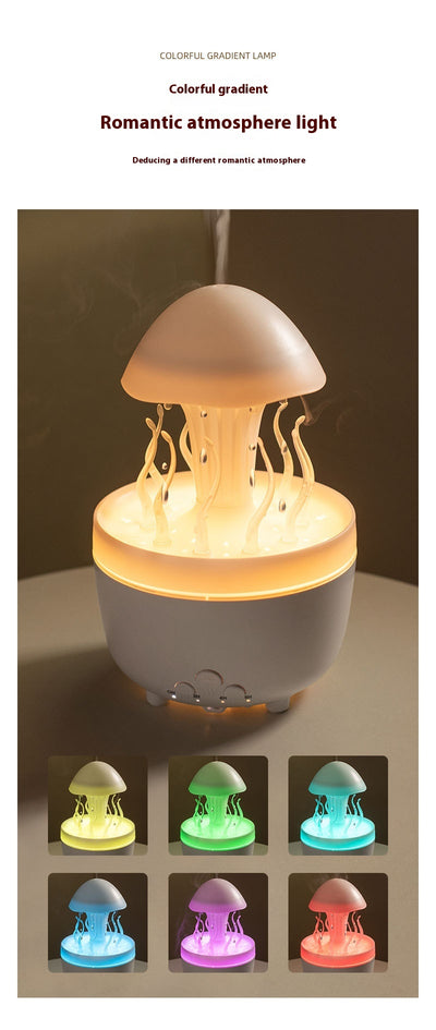 Difusor de Aroma con Luz Nocturna LED Multicolor y Efecto Gota de Agua - Image 20