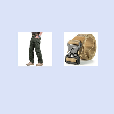 Pantalones de Senderismo Impermeables Holgados para Hombre - Image 13