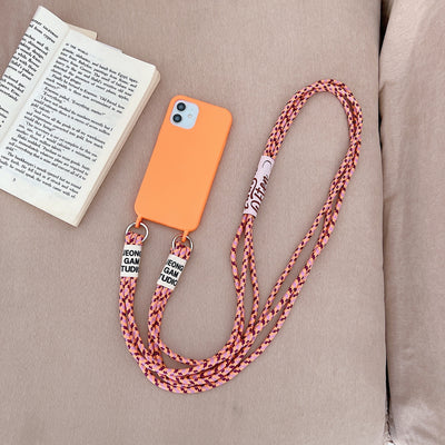 Funda de Silicona Líquida con Correa Diagonal para Celular - Image 22