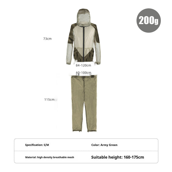 Conjunto Protector Anti-mosquitos para Hombre - Pesca y Montaña - Image 6