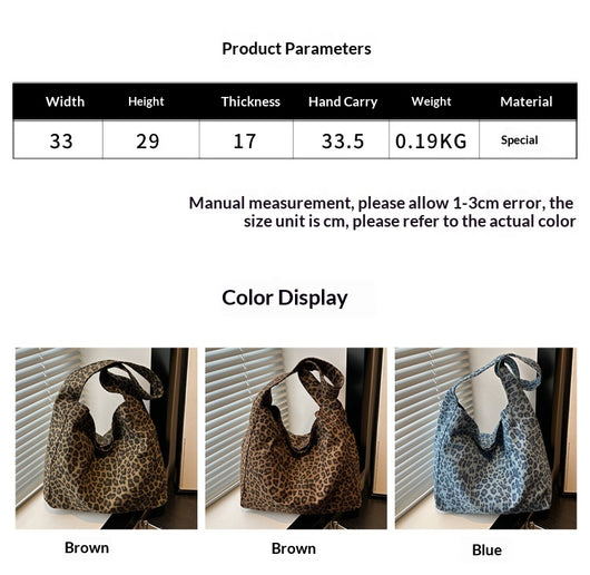 Bolsa de Gran Capacidad con Estampado de Leopardo para Mujer - Image 20