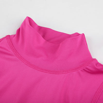 Body Cuello Alto Ajustado con Detalle de Letras - Image 21