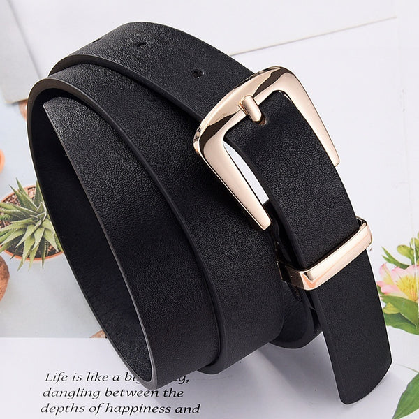 Cinturón Elegante Multicolor con Hebilla Dorada - Accesorio Versátil para Todas las Ocasiones