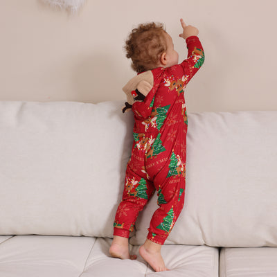 Conjunto Navideño Familiar de Pantalones Largos para Niños y Niñas - Image 26