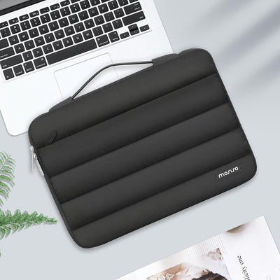 Bolsa Laptop de Algodón con Compartimiento Comprimible
