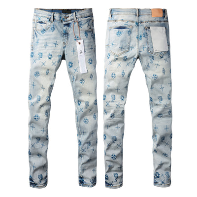 Pantalones Skinny Retro Ajustados con Elastano - Image 26