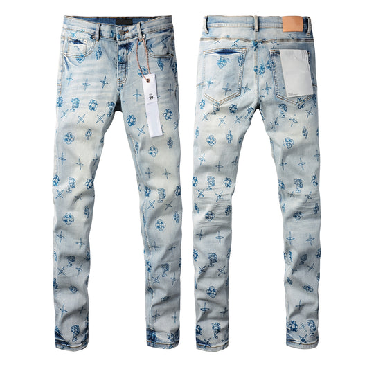 Pantalones Skinny Retro Ajustados con Elastano - Image 26