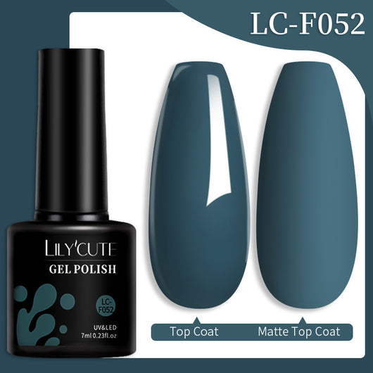 Set de Pegamento para Uñas con Brillo de Color Sólido - Image 87