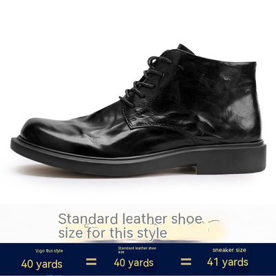 Botas Martin Altas Casuales Ejecutivas con Patrón Grab para Hombre - Image 6