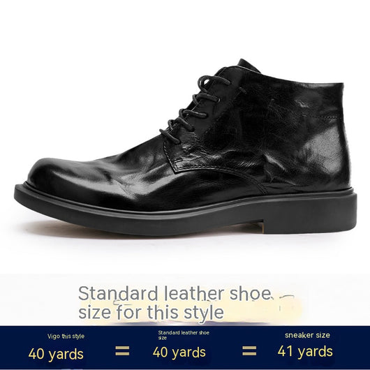 Botas Martin Altas Casuales Ejecutivas con Patrón Grab para Hombre - Image 6