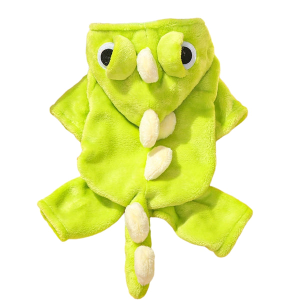 Disfraz de Dinosaurio para Perros Pequeños - Abrigo Polar Invierno con 4 Patas - Image 11
