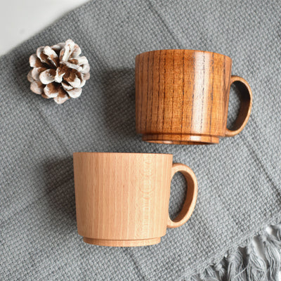 Juego de Té y Café en Madera de Haya y Azufaifo - Set de 3 Piezas - Image 13