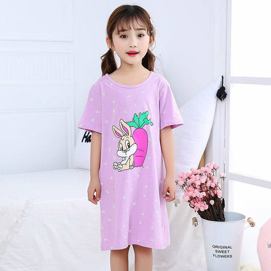 Pijama Vestido Princesa de Algodón para Niña y Mamá - Manga Corta Fresco - Image 15