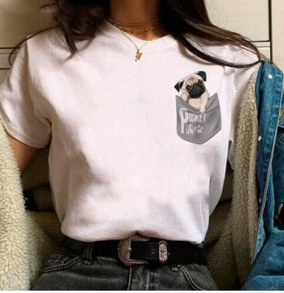 Playera Infantil con Estampado de Perrito Cartoon - Image 12