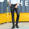 Pantalones de Cashmira Elásticos Ajustados para Hombre Talla Grande