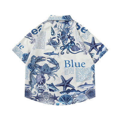 Playera Estampada Mundo Submarino para Hombre - Image 2