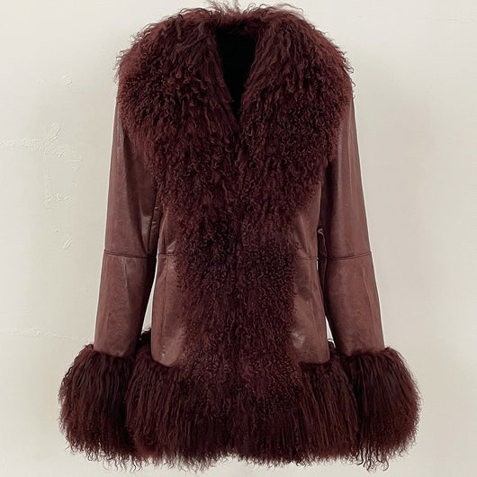 Chaqueta de Lana Gruesa con Acabado Ante - Image 16