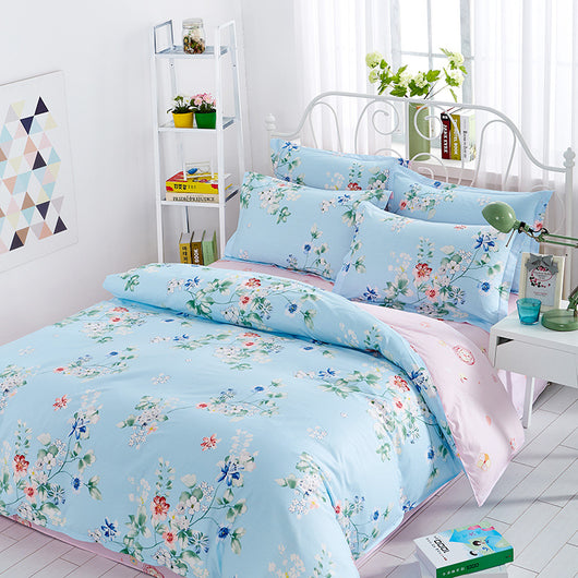 Juego de Cama Algodón Twill Estampado de 4 Piezas - Image 6