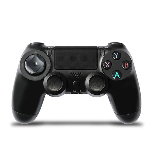 Rose gold wireless game controller with dual vibration, Bluetooth, and action buttons for PS4, PC, and P3. - Image 45