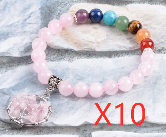 Pulsera de Cristal con Cuentas Brillantes - Image 9