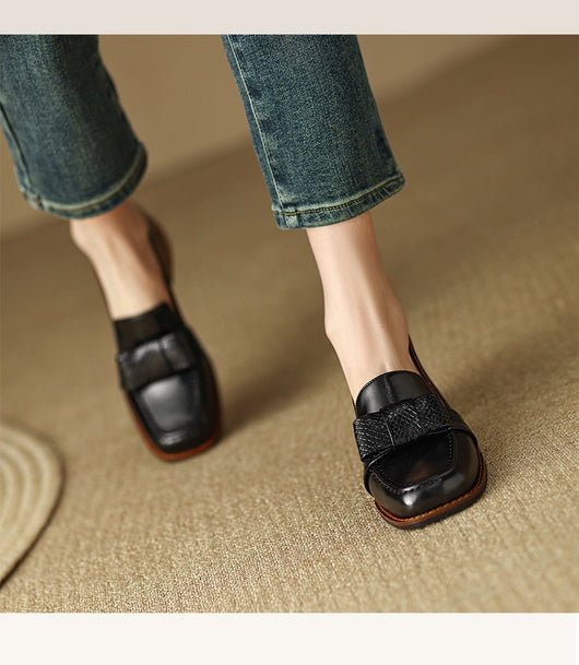 Zapatos Ejecutivos de Cuero Suave con Tacón Robusto - Image 26