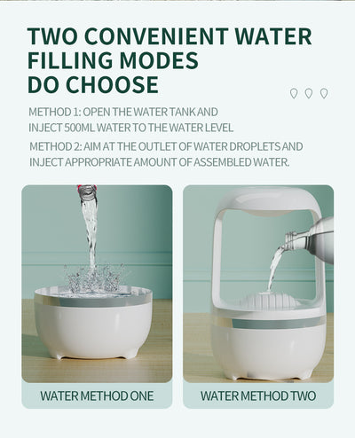 Humidificador Antigravedad con Aromaterapia y Efecto Gota de Agua - Image 7
