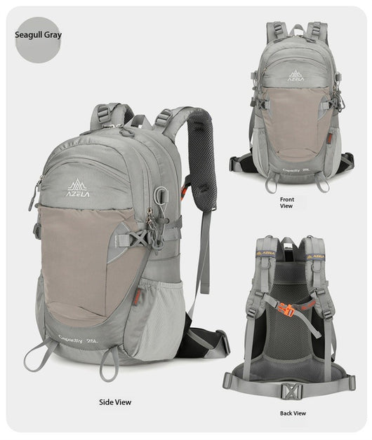 Mochila de Senderismo AZELA Gris - Mochila Multifuncional para Camping y Aventuras - Image 39