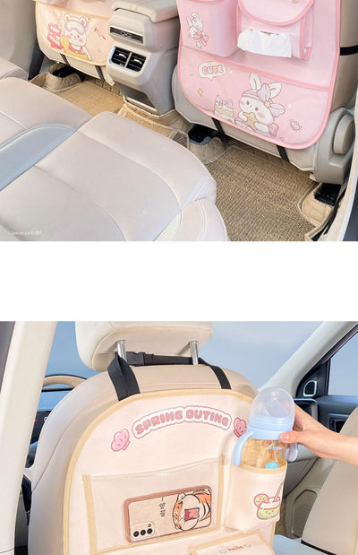 Organizador de Asiento Trasero del Auto con Protector Antimanchas - Image 11