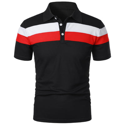 Camiseta Deportiva Hombre Rayas Pecho Contraste - Image 14