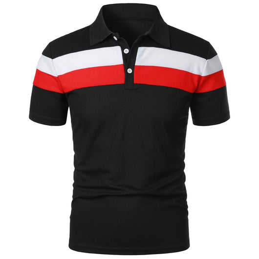 Camiseta Deportiva Hombre Rayas Pecho Contraste - Image 14
