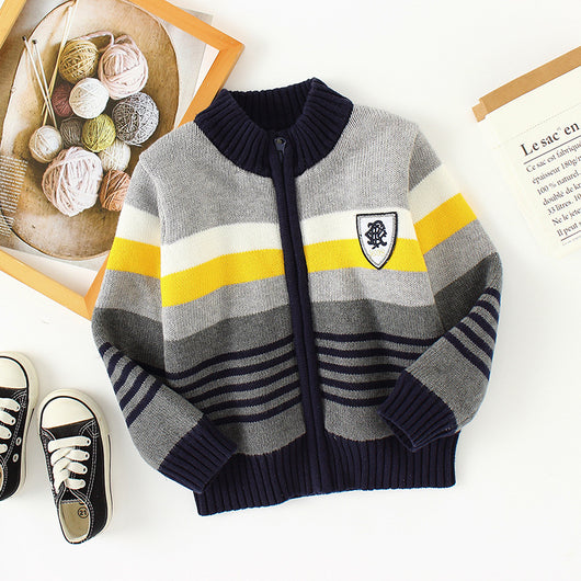 Cardigan de Algodón Puro para Niños - Suéter Tejido Cómodo - Image 5