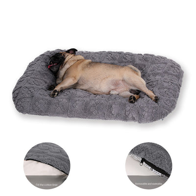 Cama de Felpa para Mascotas - Sofá Cálido y Acolchado Lavable a Máquina - Image 9