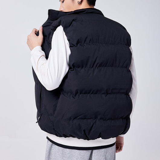 Chaleco Acolchado de Algodón para Hombre - Calidez y Estilo Casual - Image 7