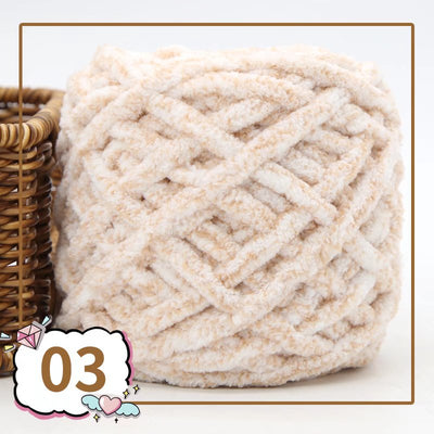 Lana para Tejer Colorida Ice Line - Hilo Grueso Suave para Bufandas Artesanales DIY - Image 43