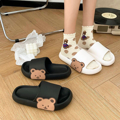 Pantuflas de Pareja con Suela Gruesa para el Hogar - Image 6