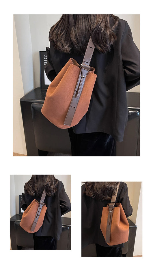 Bolsa de Hombro Retro Mate Gran Capacidad - Estilo Versátil Todo Uso - Image 21