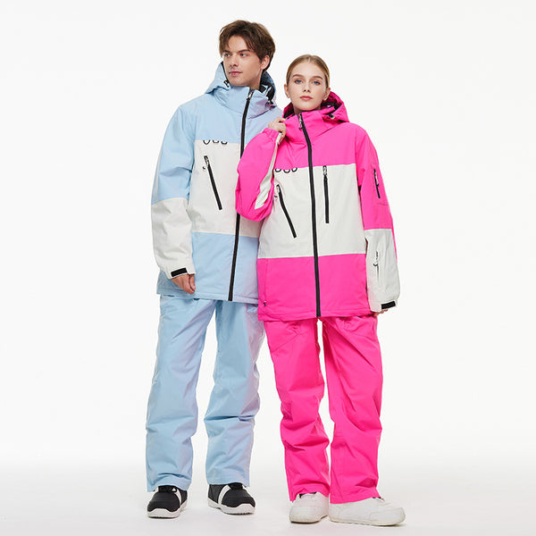 Conjunto de Esquí Alpino Impermeable y Cortaviento para Nieve