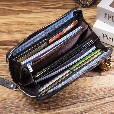 Billetera Larga de Cuero Genuino Premium - Portamonedas Ejecutivo - Image 6