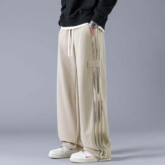 Pantalones Joggers Deportivos de Tres Franjas - Estilo Urbano Primavera - Image 7