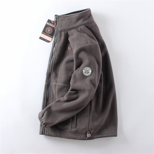 Chaqueta Polar Térmica Hombre Doble Cara Acolchada - Image 13