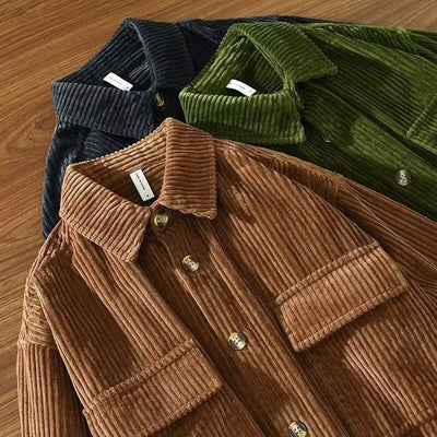 Camisa de Pana Premium para Hombre - Primavera y Otoño - Image 10