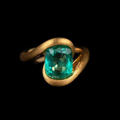 Anillo de Esmeralda Natural en Plata 925 con Acabado Mate - Image 8