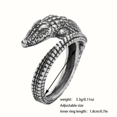 Anillo de Declaración Retro Unisex con Diseño Nicho Exclusivo - Image 3