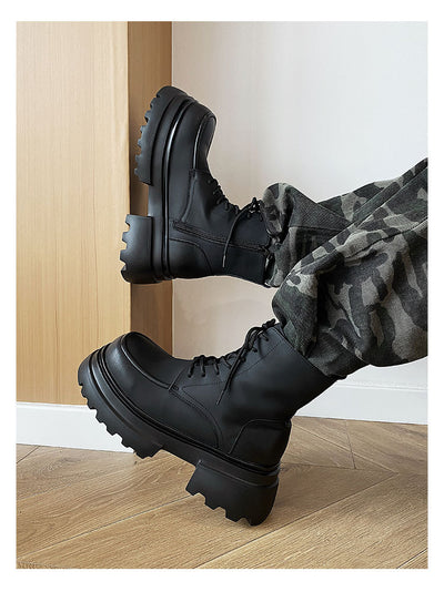 Botas Martin de Plataforma con Aumento de 7CM - Estilo Casual Elevado - Image 20