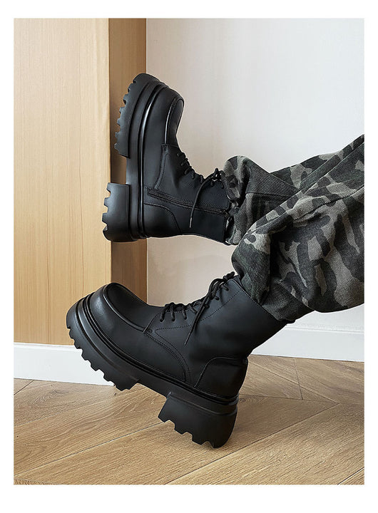 Botas Martin de Plataforma con Aumento de 7CM - Estilo Casual Elevado - Image 20