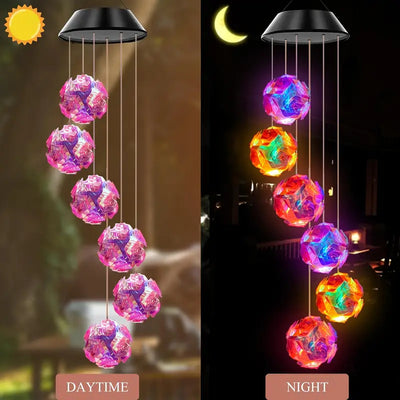 Lámpara Solar Colgante con Cambio de Colores y Efecto Luminoso - Image 6
